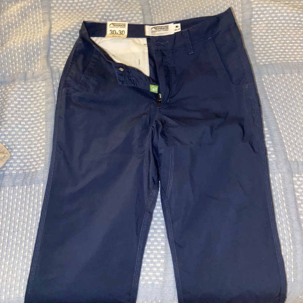 Mountain khaki slim fit pants